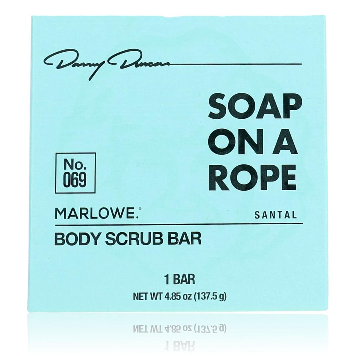 Danny Duncan No. 069 Soap On A Rope., 4.85oz Body Scub Bar men - Santal