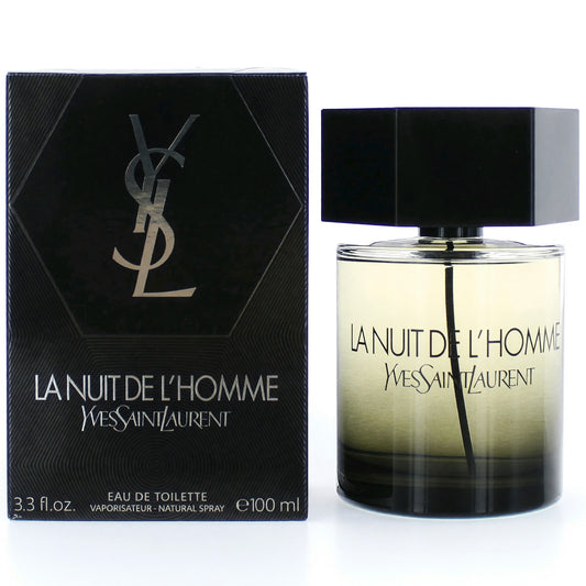 La Nuit De L'Homme by Yves Saint Laurent, 3.3 oz EDT Spray for Men