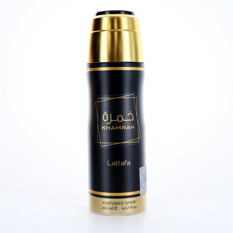 Khamrah by Lattafa, 6.7 oz Perfumed Deodorant Spray for Unisex