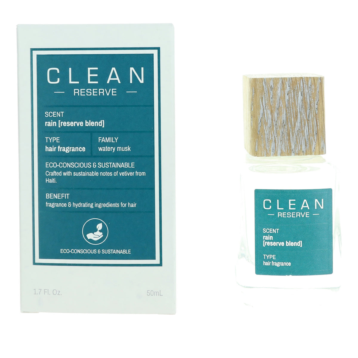 Clean Rain Reserve Blend by D'lish, 1.7 oz Hair Fragrance For Women