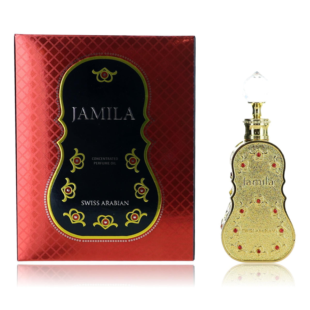 Jamila by Swiss Arabian, 0.5 oz Concentrated Perfume Oil for Women