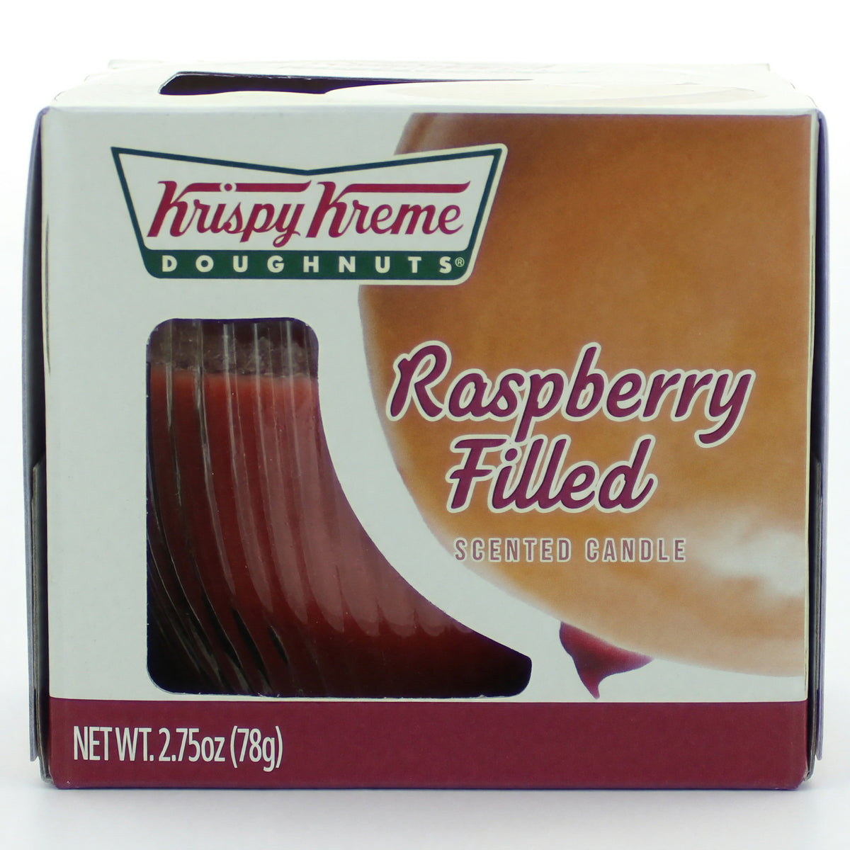 Krispy Kreme Scented Candle 2.75 oz Jar - Raspberry Filled