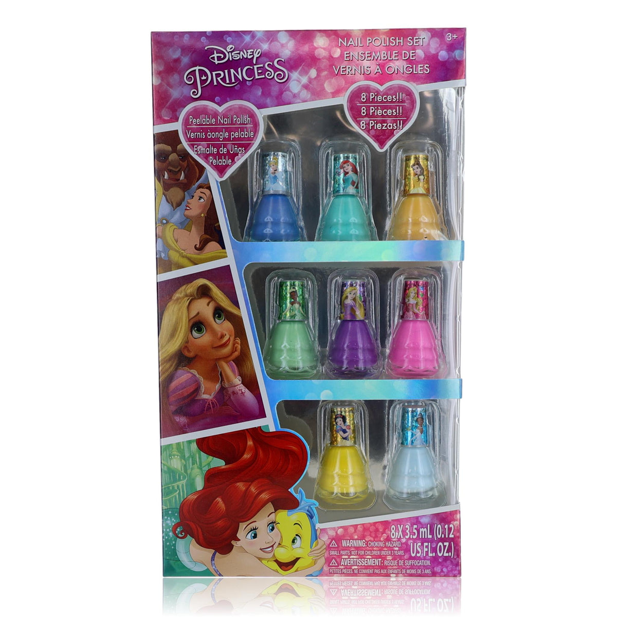 Disney Princess Nail Polish by Disney, 8 Pack for Kids
